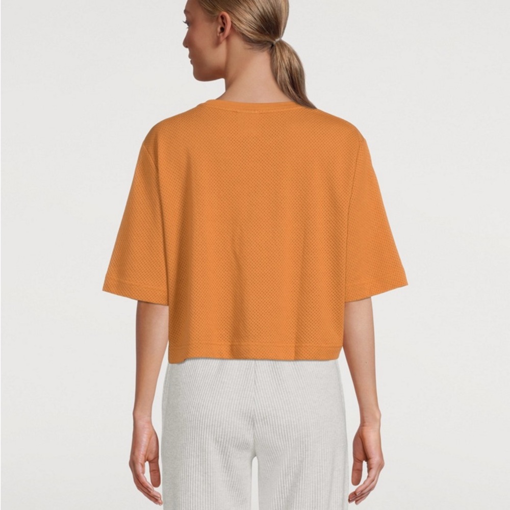 NWT Varley Bexley PerforatedT-Shirt Textured Top Size Large Z474 - Picture 4 of 7